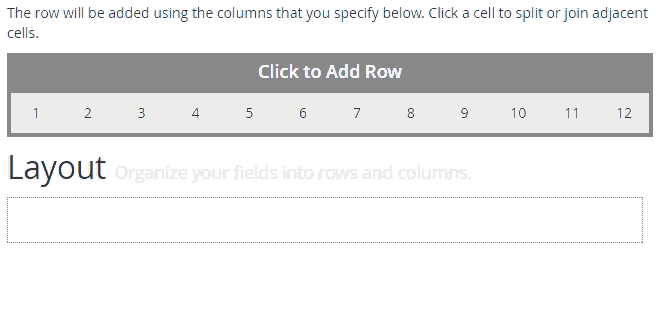 You can create up to 12 columns.